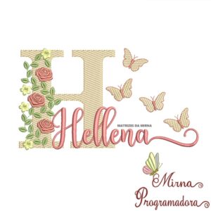 Matriz de bordado Hellena
