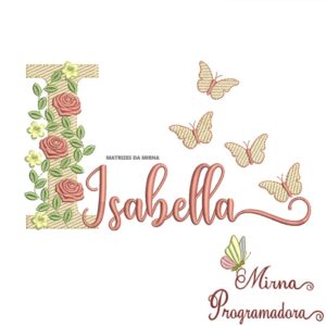 Matriz de bordado Isabella