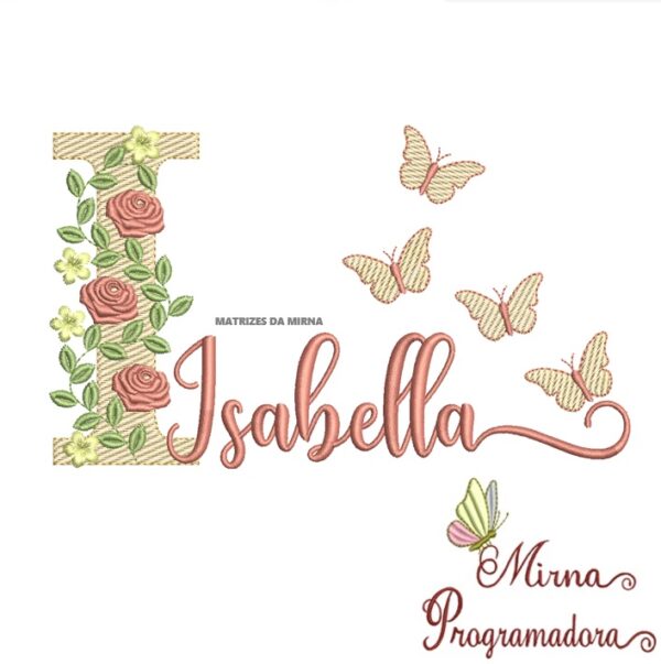 Matriz de bordado Isabella