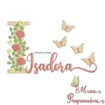 Matriz de bordado Isadora