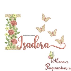 Matriz de bordado Isadora