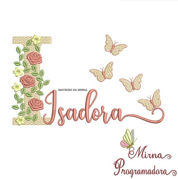 Matriz de bordado Isadora