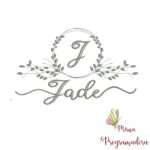Matriz de Bordado Moldura Folha Jade