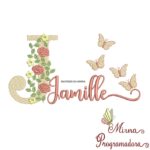 Matriz de bordado Jamille