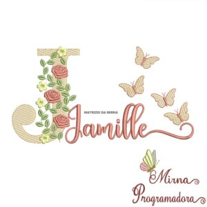 Matriz de bordado Jamille