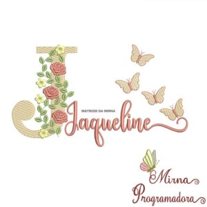 Matriz de bordado Jaqueline