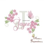 Matriz de bordado Jayne