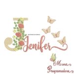 Matriz de bordado Jenifer