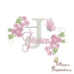 Matriz de bordado Jessica