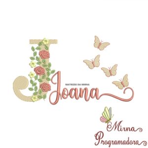 Matriz de bordado Joana