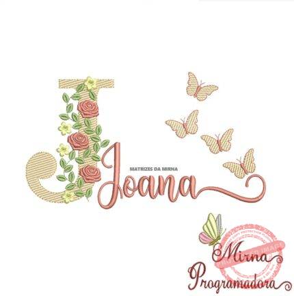 Matriz de bordado Joana