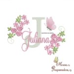 Matriz de bordado Juliana