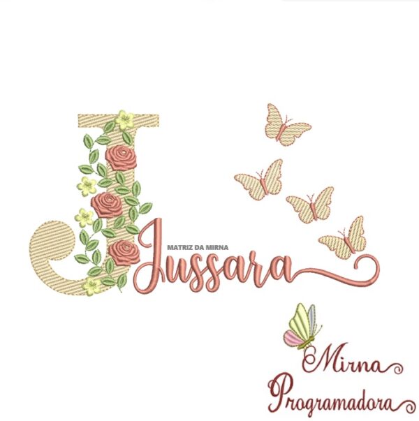 Matriz de bordado Jussara