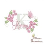 Matriz de bordado  Karina