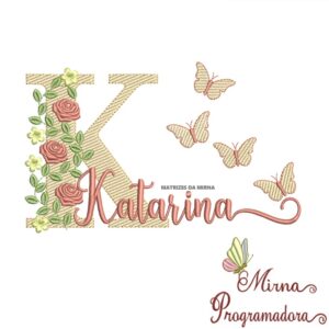Matriz de bordado Katarina