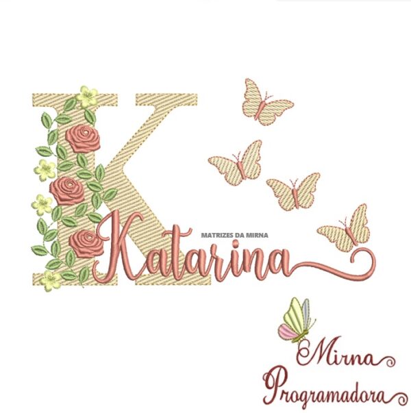 Matriz de bordado Katarina