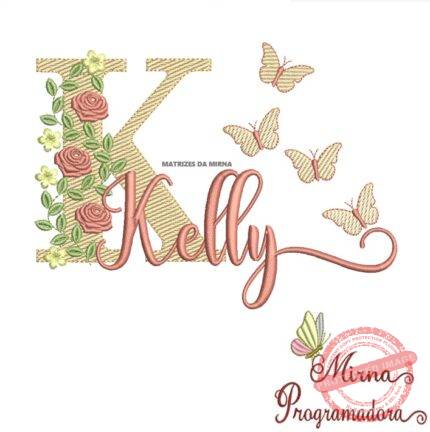 Matriz de bordado Kelly