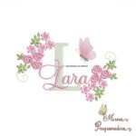 Matriz de bordado Lara
