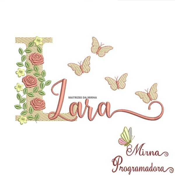 Matriz de bordado Lara
