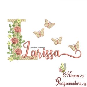Matriz de bordado Larissa
