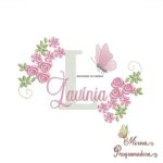 Matriz de bordado Lavínia