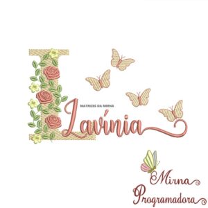 Matriz de bordado Lavínia