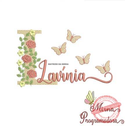Matriz de bordado Lavínia
