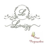 Matriz de Bordado Moldura Folha Louízy