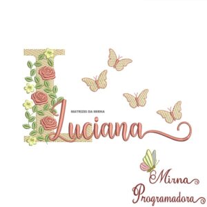 Matriz de bordado Luciana