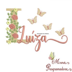 Matriz de bordado Luíza