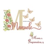 Matriz de bordado Manuele