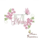 Matriz de bordado Márcia