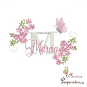 Matriz de bordado Márcia