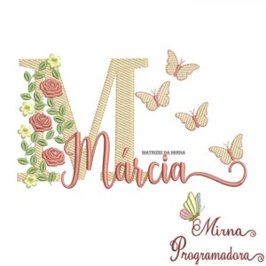 Matriz de bordado Márcia