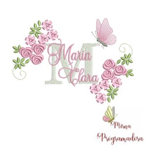Matriz de bordado Maria clara