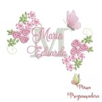 Matriz de bordado Maria Eduarda