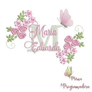 Matriz de bordado Maria Eduarda