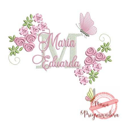 Matriz de bordado Maria Eduarda
