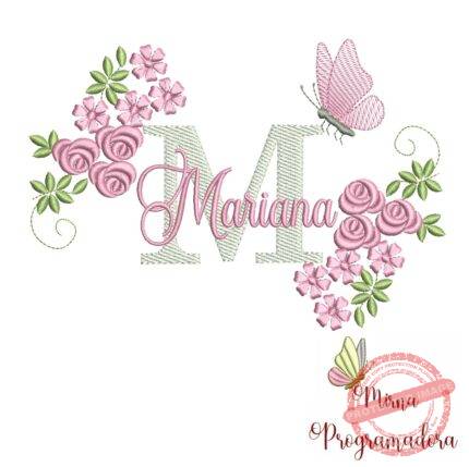 Matriz de bordado Mariana