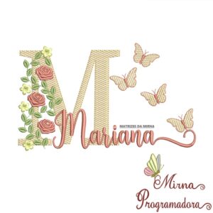 Matriz de bordado Mariana