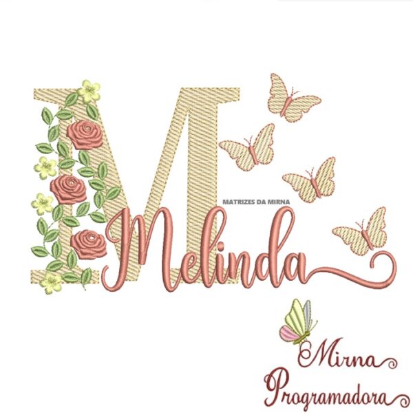 Matriz de bordado Melinda