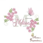 Matriz de bordado Melissa