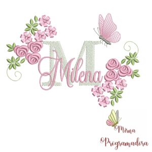 Matriz de bordado Milena