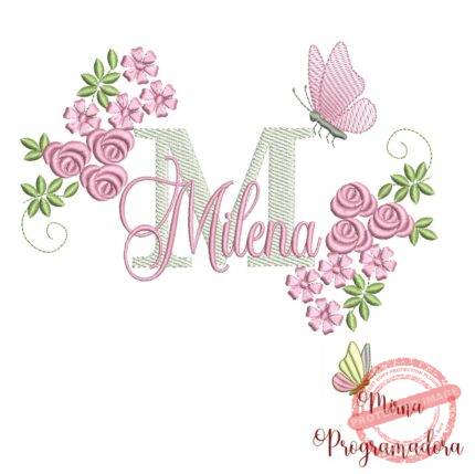 Matriz de bordado Milena