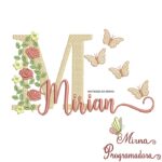 Matriz de bordado Mirian