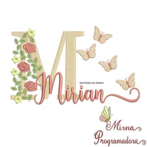 Matriz de bordado Mirian