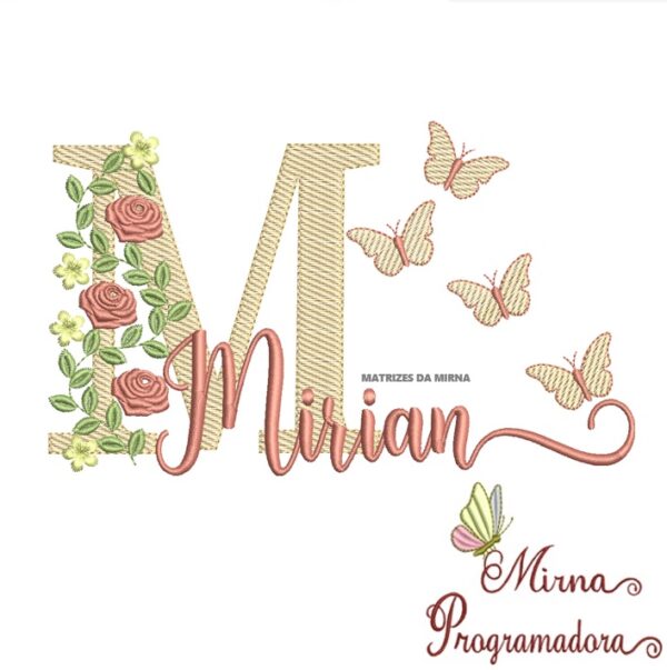 Matriz de bordado Mirian