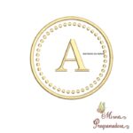 MATRIZ DE BORDADO COLECAO AS MAIS BELAS HISTORIAS / MOLDURA TAG REDONDA ALFABETO / BRINDE 100 NOMES FOLHAS E FLORES FEMININO E MASCULINO - Imagem 9