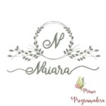 Matriz de Bordado Moldura Folha Naiara