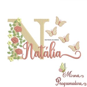 Matriz de bordado Natália